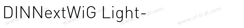 DINNextWiG Light字体转换
